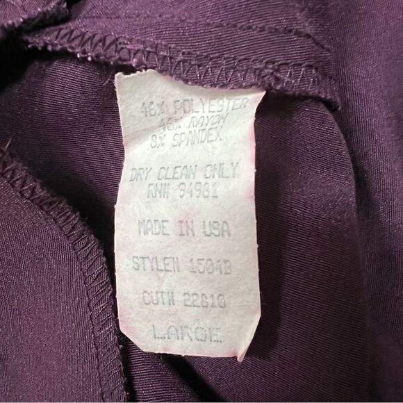 Forever 21 purple y2k miniskirt sz L NWT retro vintage deadstock. Side ties - Picture 8 of 12